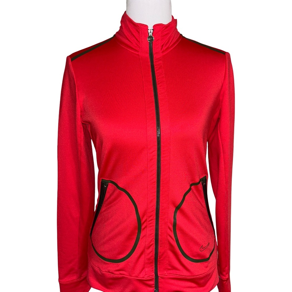 Nike Womens Golf Bomber Jacket Red